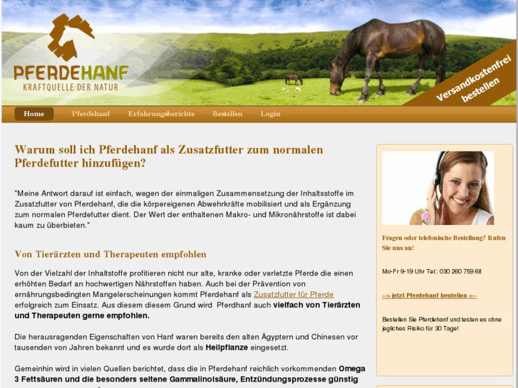 www.pferdefutter-pferdehanf.de
