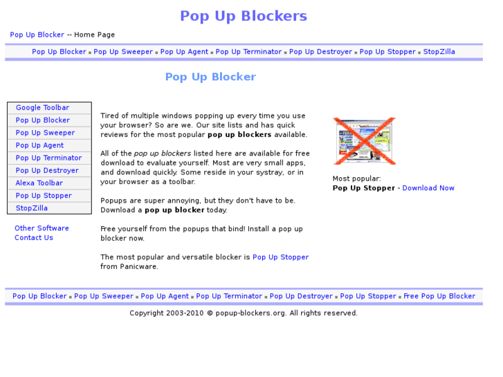 www.popup-blockers.org