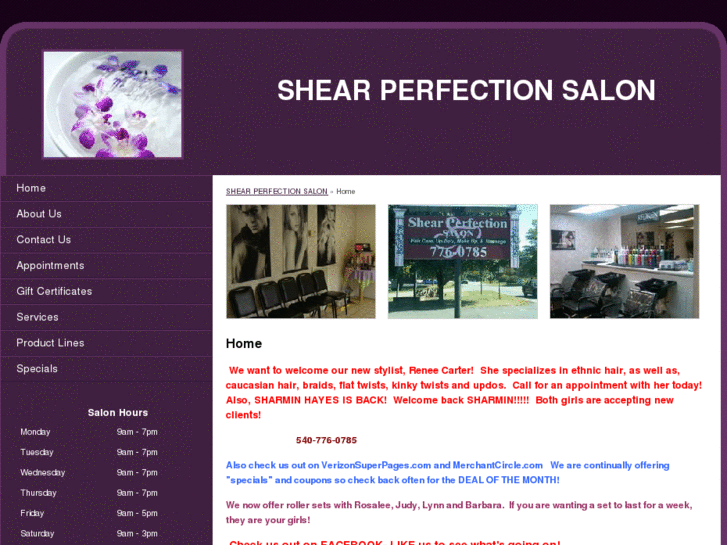 www.shearperfectionsaloninc.com