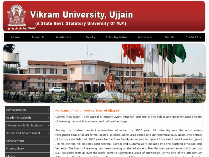 www.vikramuniv.net