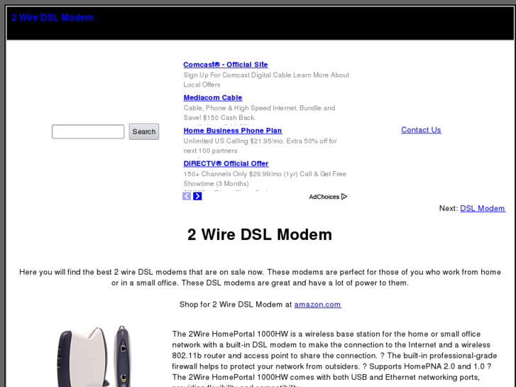 www.2wiredslmodem.com