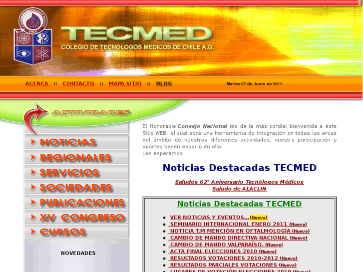 www.colegiotecnologosmedicos.cl