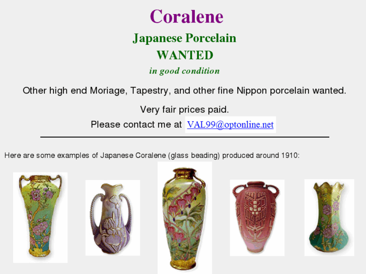 www.coralene-porcelain-wanted.com