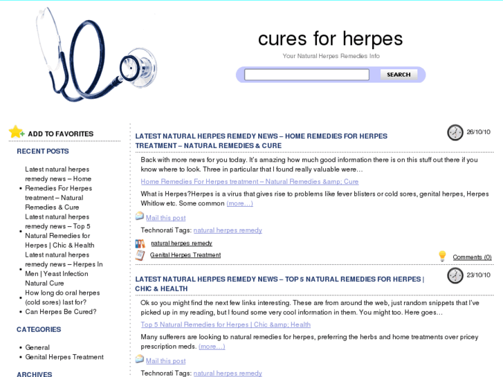 www.cures-for-herpes.com