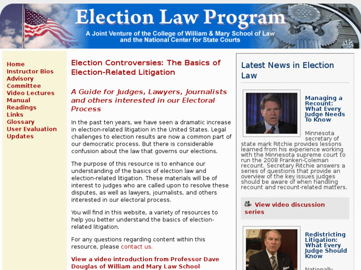 www.electionlawissues.org