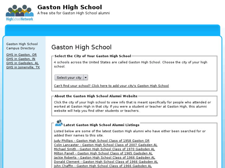 www.gastonhighschool.org