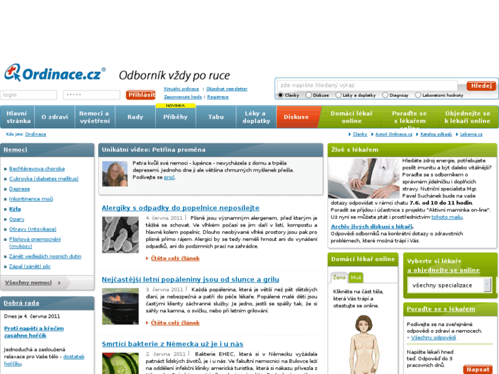 www.ordinace.cz