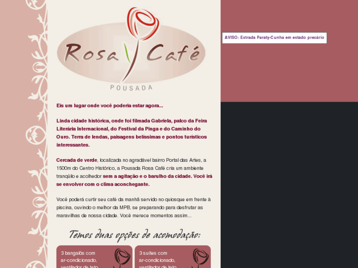 www.pousadarosacafe.com