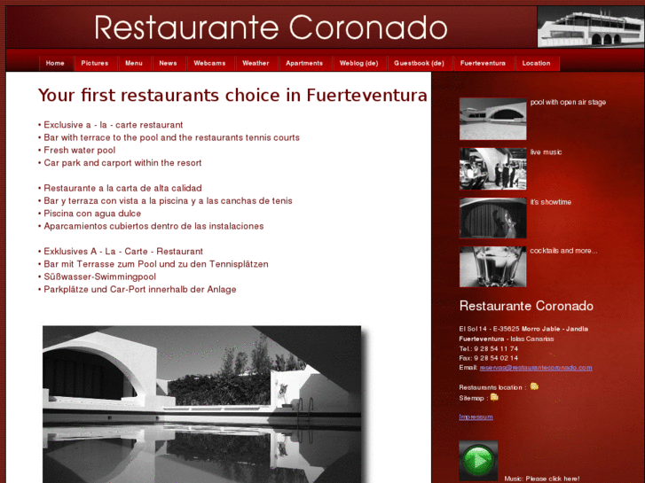 www.restaurantecoronado.com