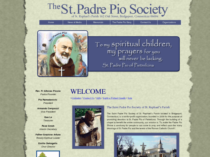 www.saintpadrepiosociety.com