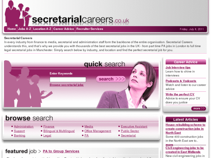 www.secraterialcareers.com