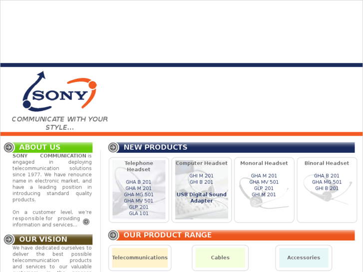 www.sonycomm.com