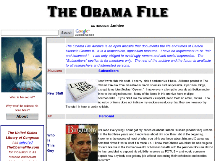 www.theobamafile.com