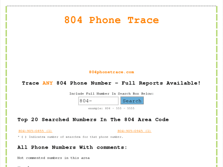 www.804phonetrace.com