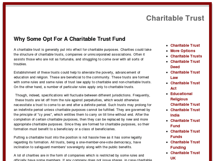 www.charitabletrust101.com