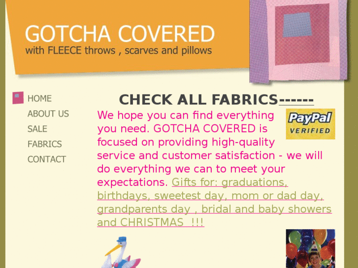 www.gotchacoveredblankets.com