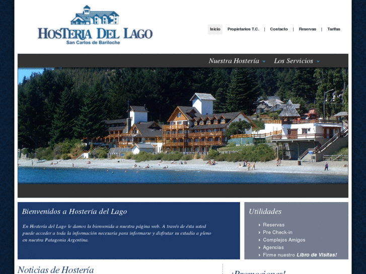 www.hosteriadellago.com.ar