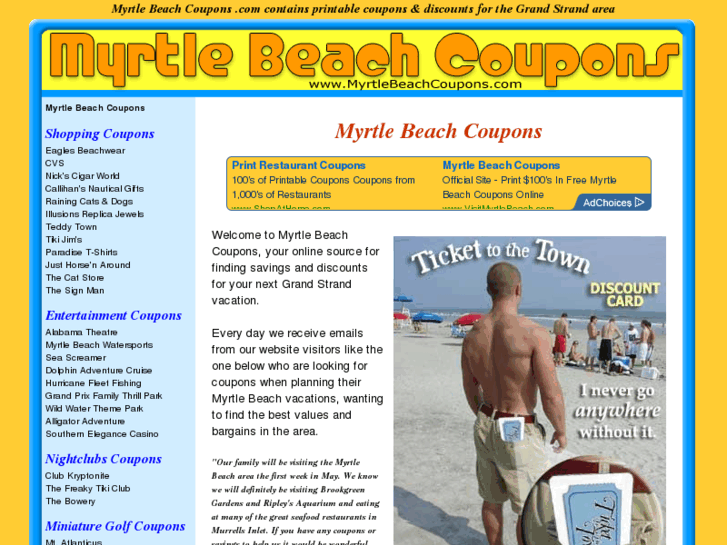 www.myrtlebeachcoupons.com