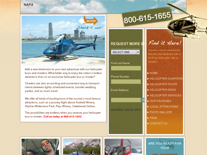 www.napahelicoptercharters.com