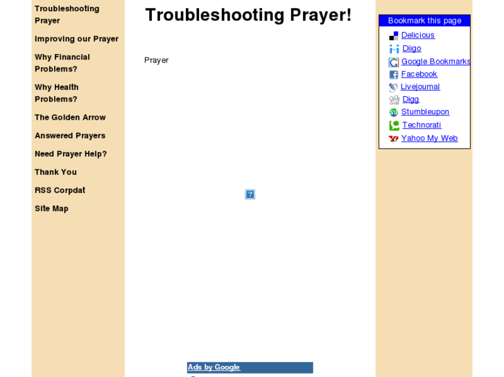 www.troubleshootingprayer.com