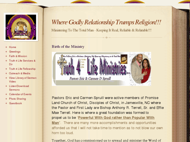 www.truth4lifeministries.com