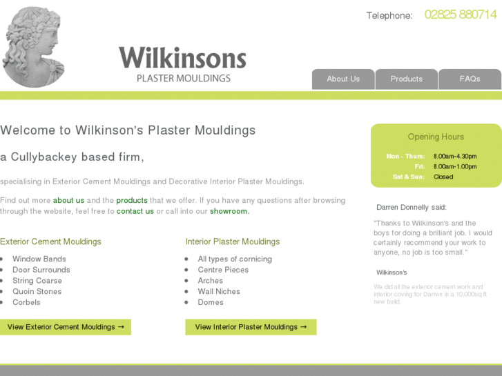 www.wilkinsonplastermouldings.com