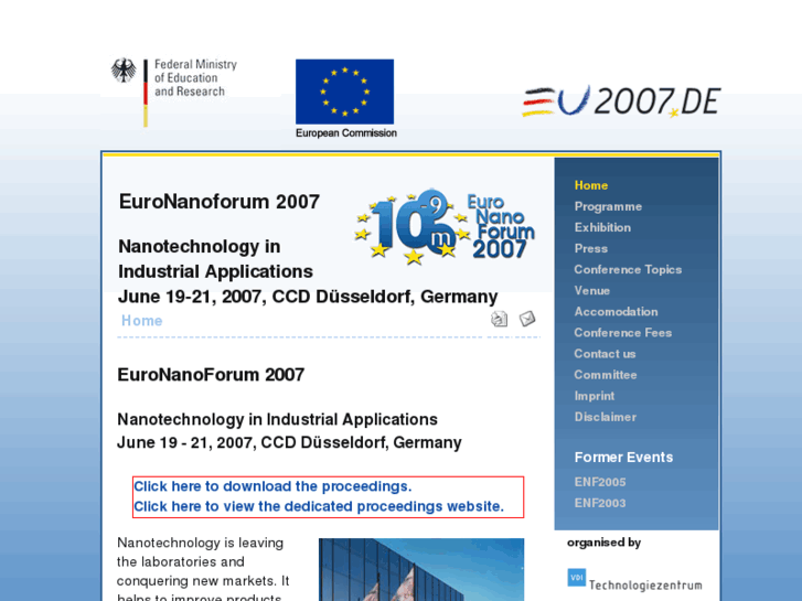 www.euronanoforum2007.de