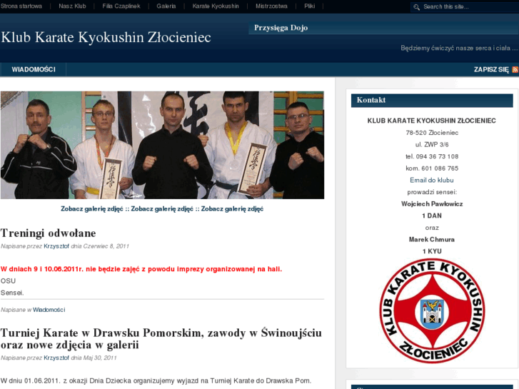 www.kyokushin-zlocieniec.org