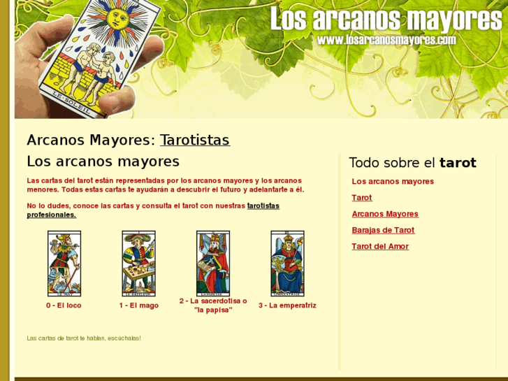 www.losarcanosmayores.com