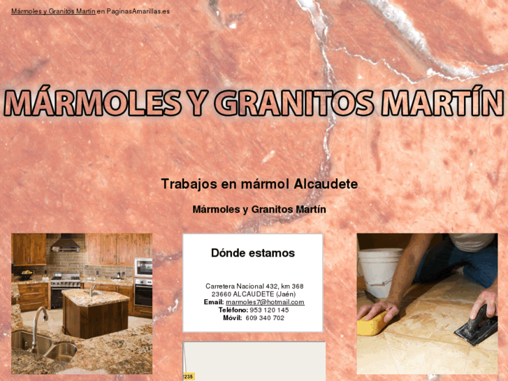 www.marmolesygranitosmartin.es