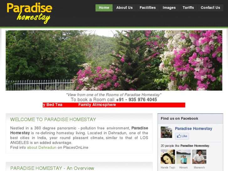 www.paradisehomestay.com