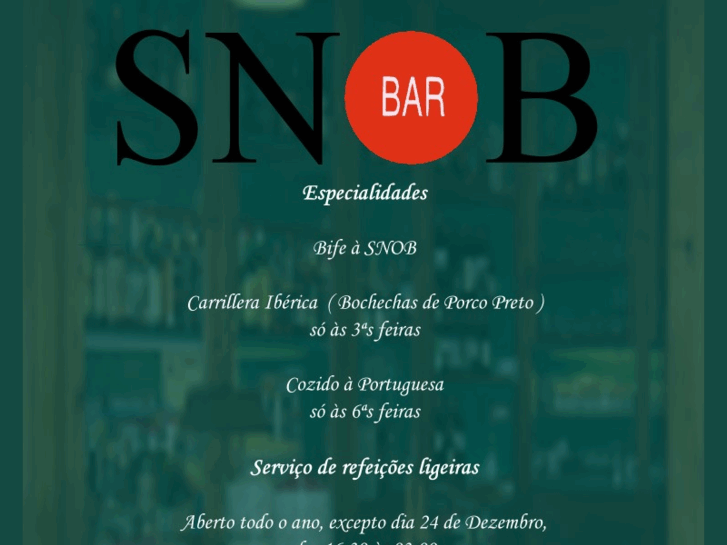 www.snobarestaurante.com