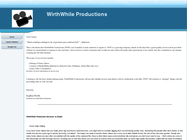 www.wirthwhileproductions.com
