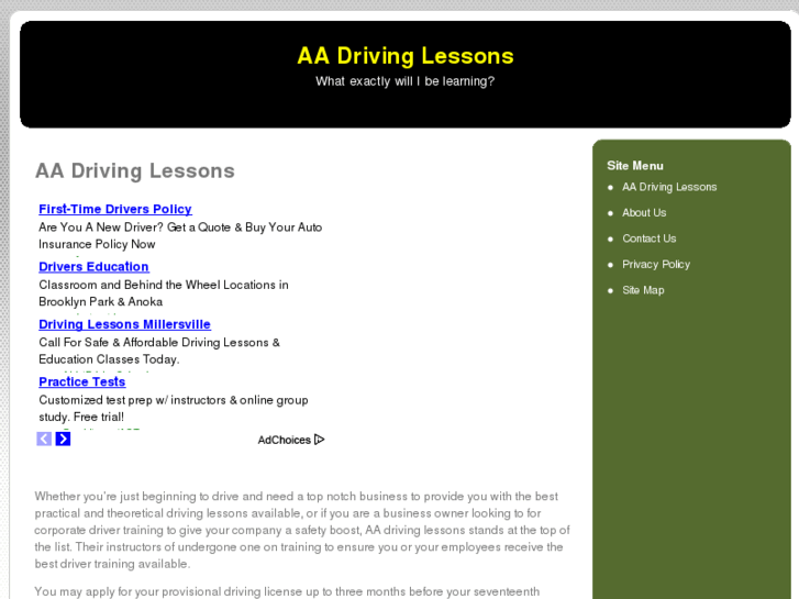 www.aadrivinglessons.org
