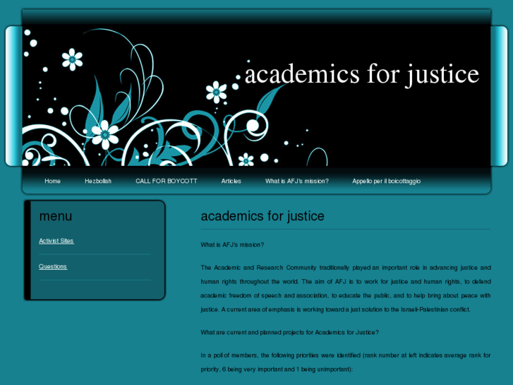 www.academicsforjustice.org