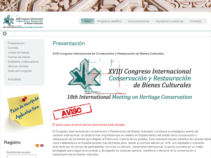 www.congresointernacionalconservacion.es