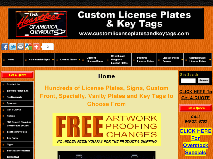 www.customlicenseplatesandkeytags.com