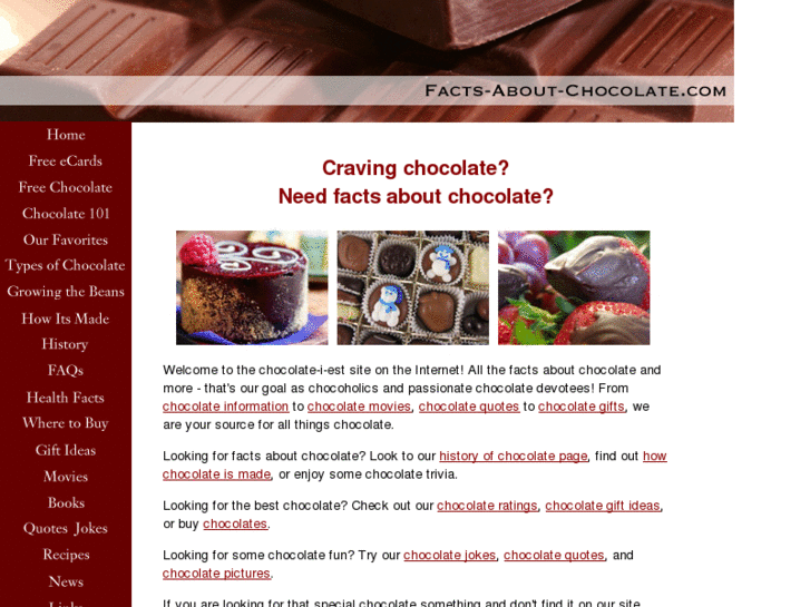 www.facts-about-chocolate.com