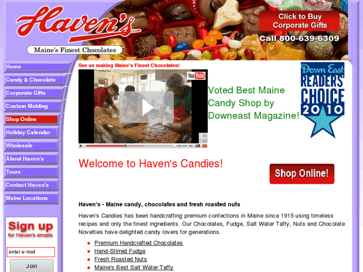 www.havenscandies.com