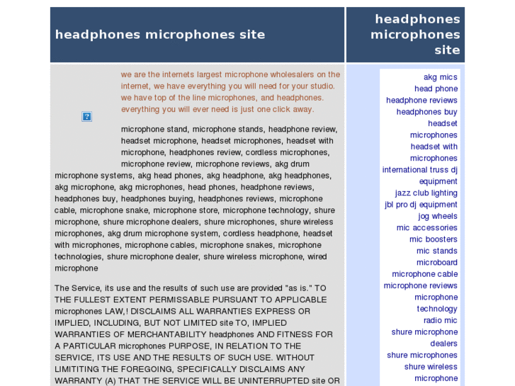 www.headphones-microphones-site.com