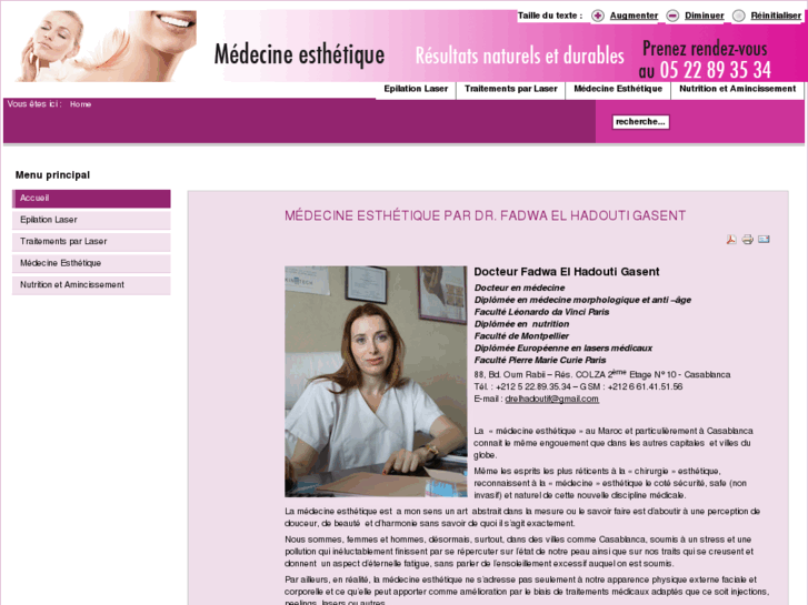 www.medecine-esthetique-maroc.com