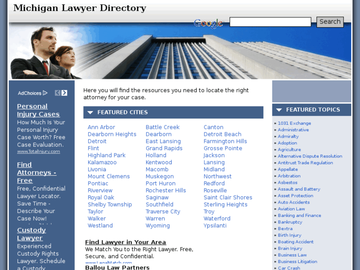 www.michigan-lawyer-directory.com