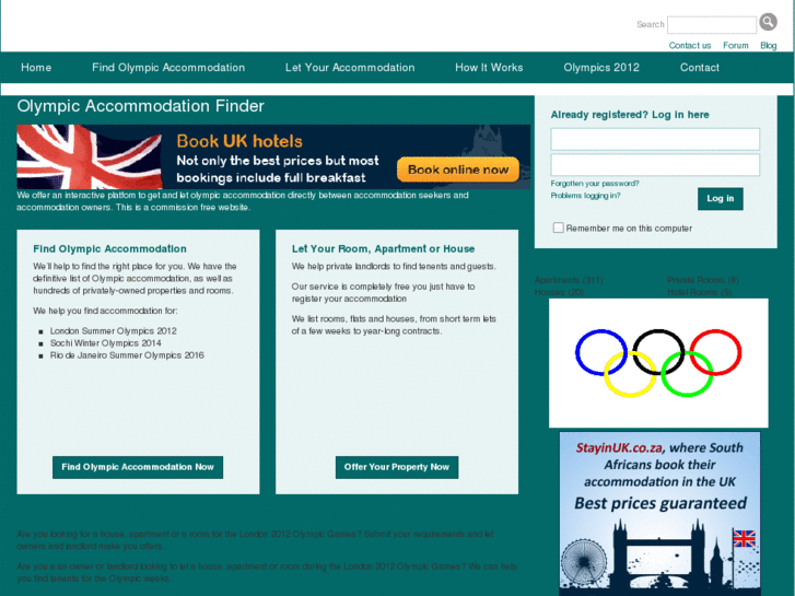 www.olympics-accommodation-finder.com