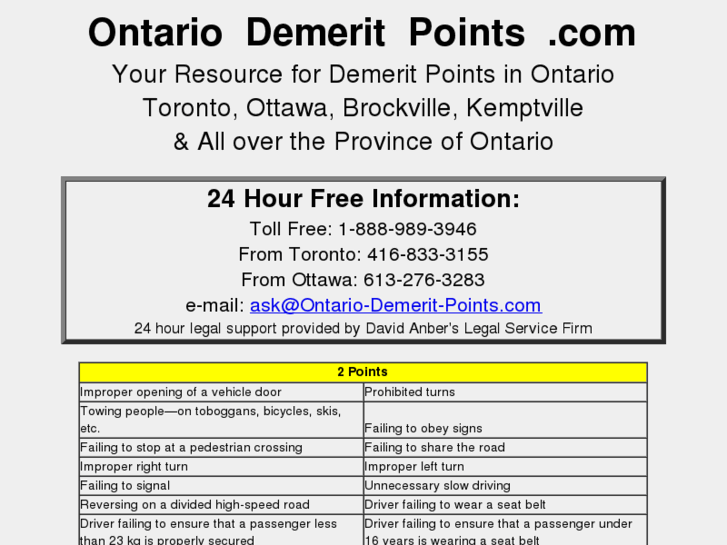www.ontario-demerit-points.com