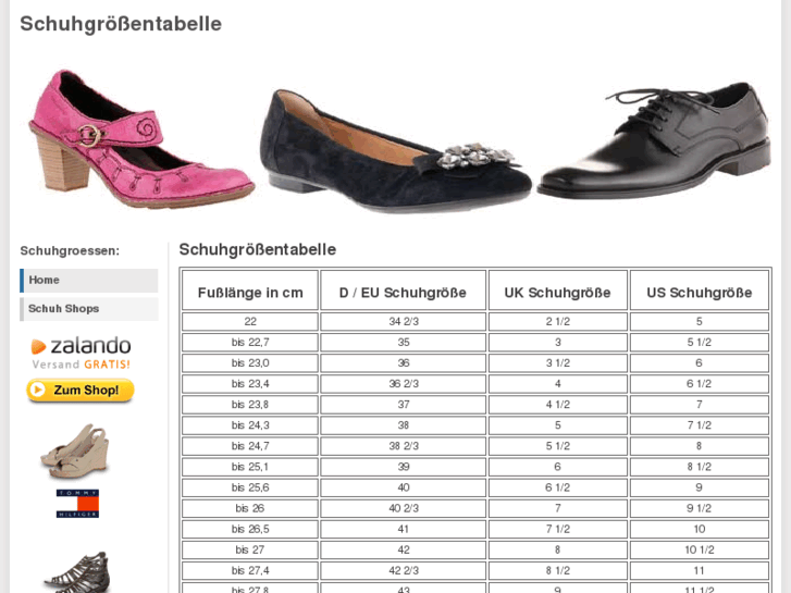 www.schuhgroessentabelle.net