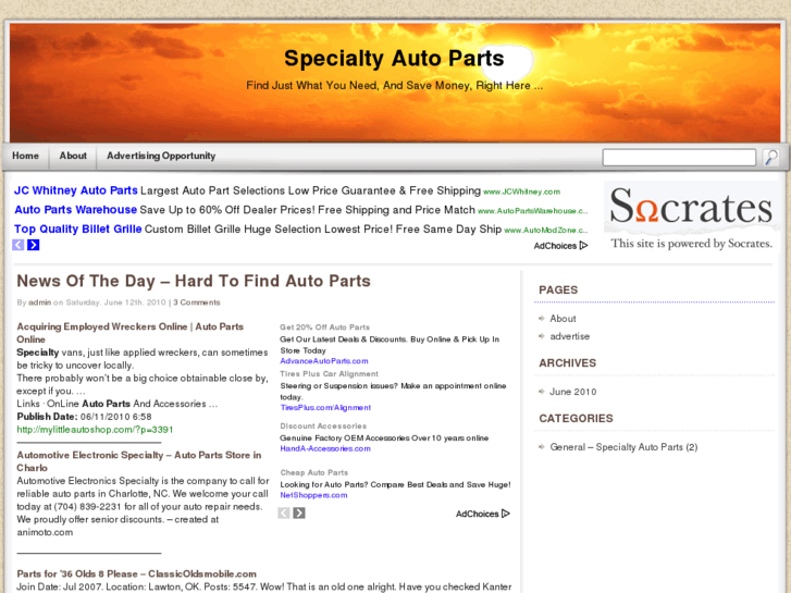 www.specialautoparts.com