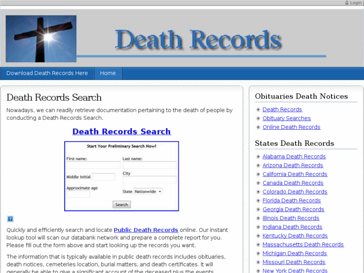 www.states-death-records.com