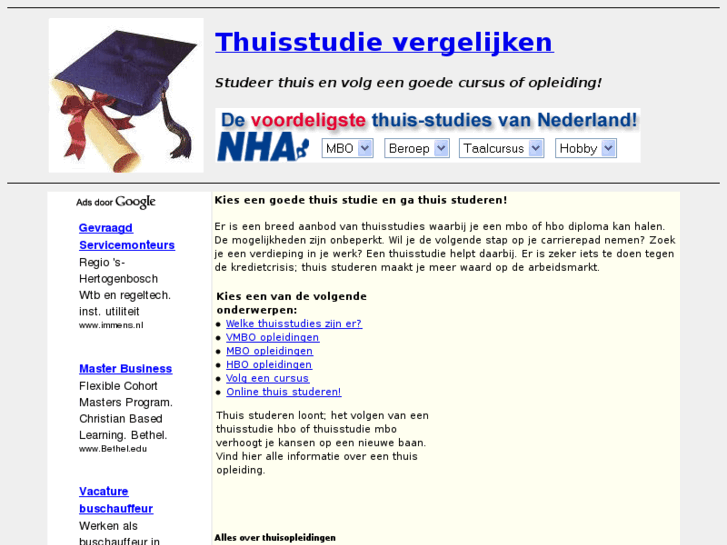 www.thuisstuderen.net