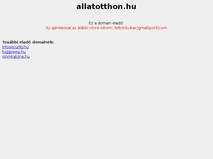 www.allatotthon.hu