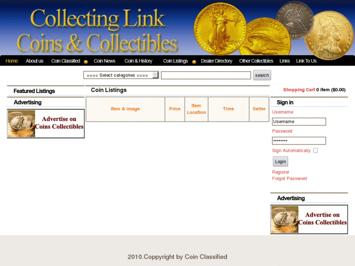 www.coinscollectibles.com